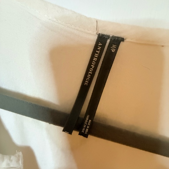 Anthropologie Boho Embroidered White Maxi Dress with Colorful Motifs - Picture 2 of 4